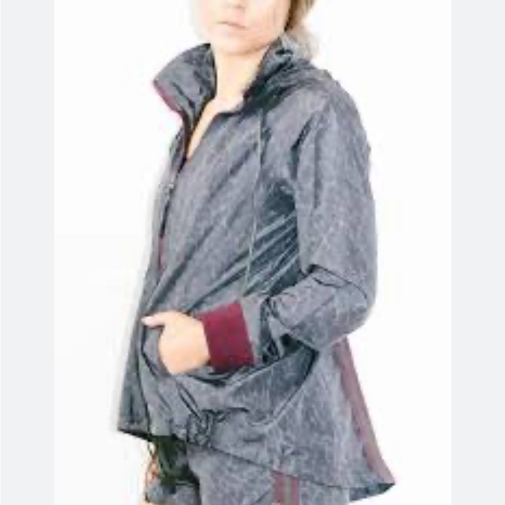 The Upside Snow Leopard windbreaker jacket